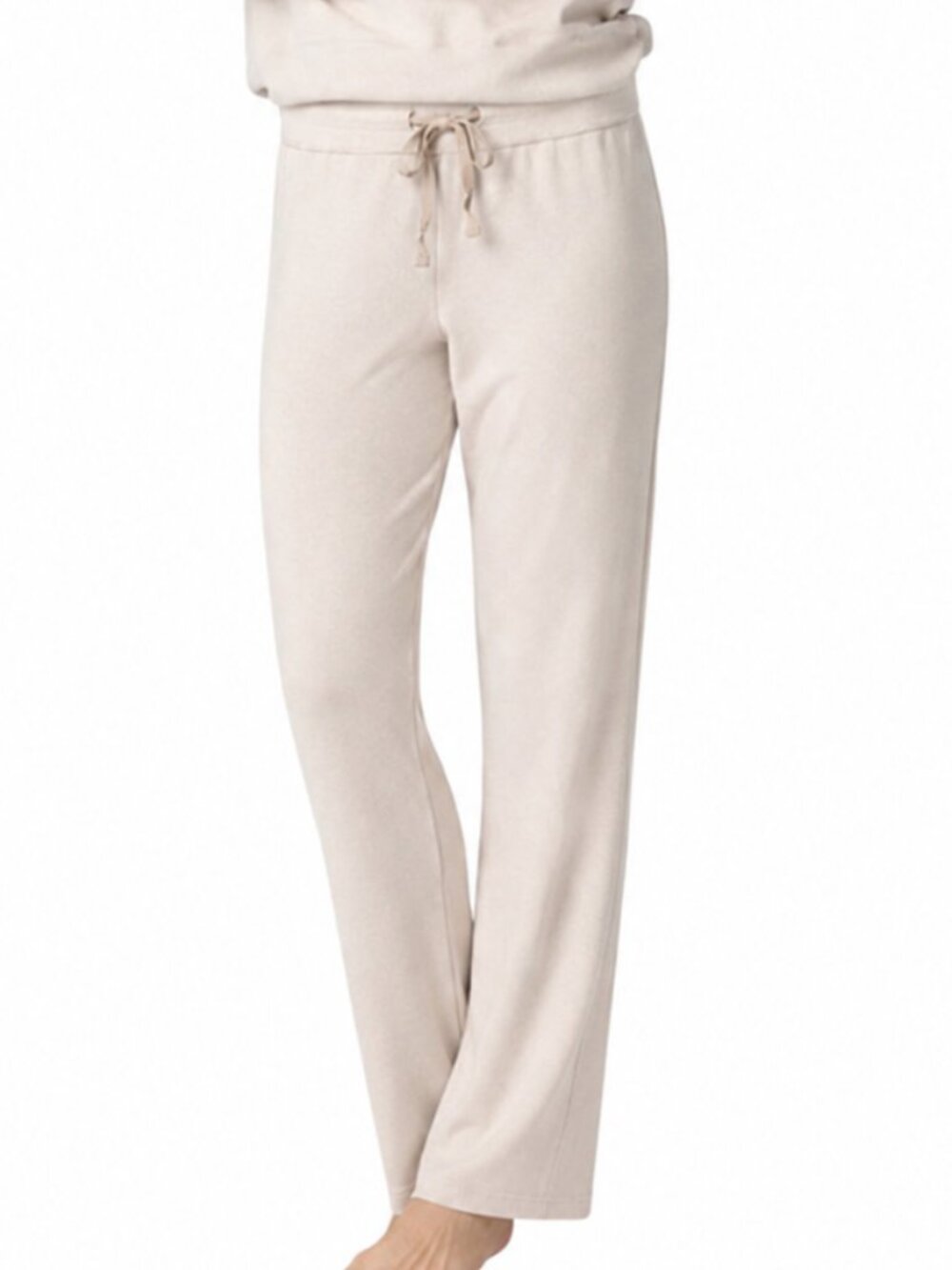 LAKE Relax Pants Small Oatmeal Wide Leg Minimalist Loungewear
